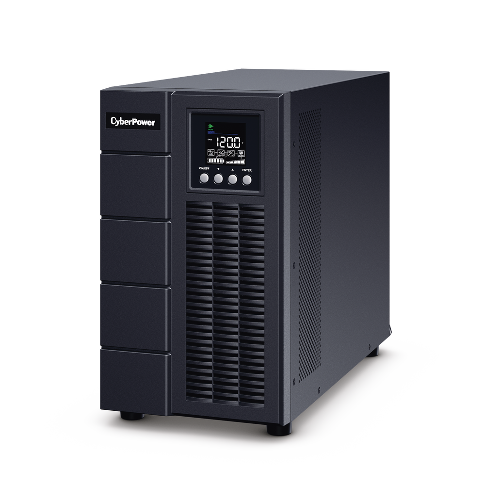 UPS de 3000 VA/2700 W, Online Doble Conversión, Entrada 120 Vca NEMA L5-30P, Onda Senoidal Pura, Tipo Torre, Con 4 Tomas NEMA 5-20R y 1 Block Hardwired