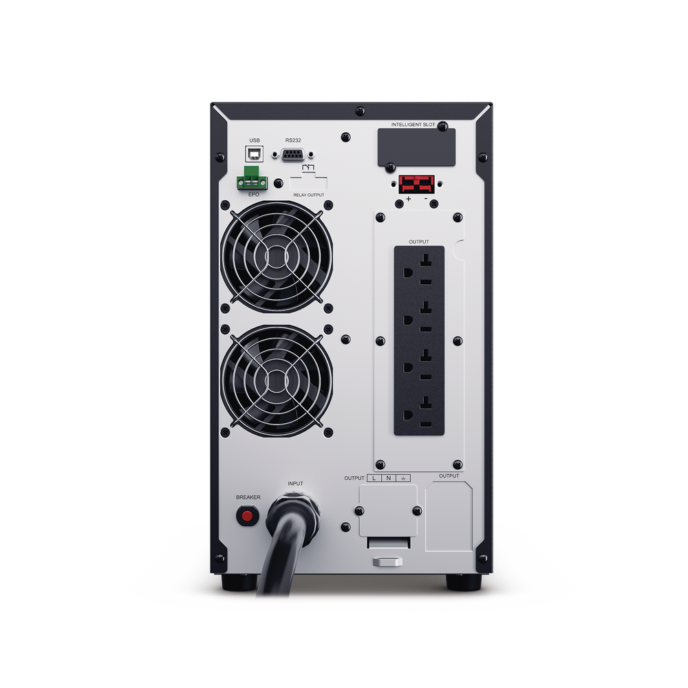 UPS de 3000 VA/2700 W, Online Doble Conversión, Entrada 120 Vca NEMA L5-30P, Onda Senoidal Pura, Tipo Torre, Con 4 Tomas NEMA 5-20R y 1 Block Hardwired - Image 3