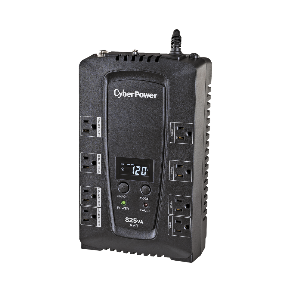 UPS de 825 VA/450 W, Topología Línea Interactiva, Entrada 120 Vca NEMA 5-15P, Tipo Gabinete Compacto, Con 8 Tomas NEMA 5-15R - Image 2
