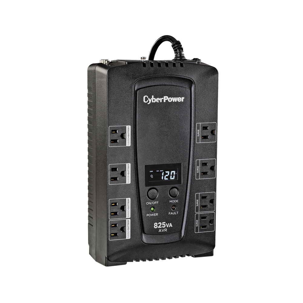 UPS de 825 VA/450 W, Topología Línea Interactiva, Entrada 120 Vca NEMA 5-15P, Tipo Gabinete Compacto, Con 8 Tomas NEMA 5-15R - Image 4