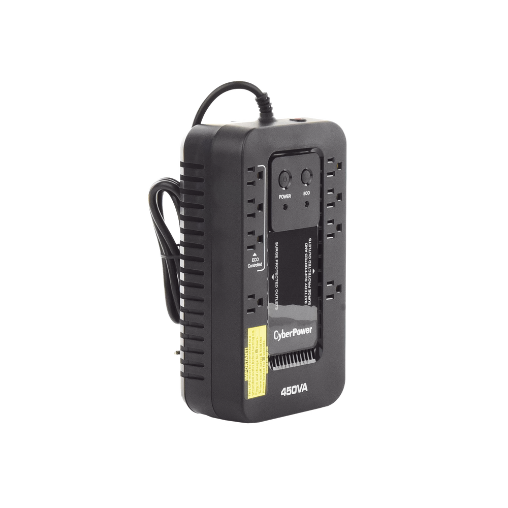 UPS de 450 VA/260 W, Topología Standby con Modo Ahorrador ECO, Entrada 120 Vca NEMA 5-15P, Con 8 Tomas NEMA 5-15R - Image 6