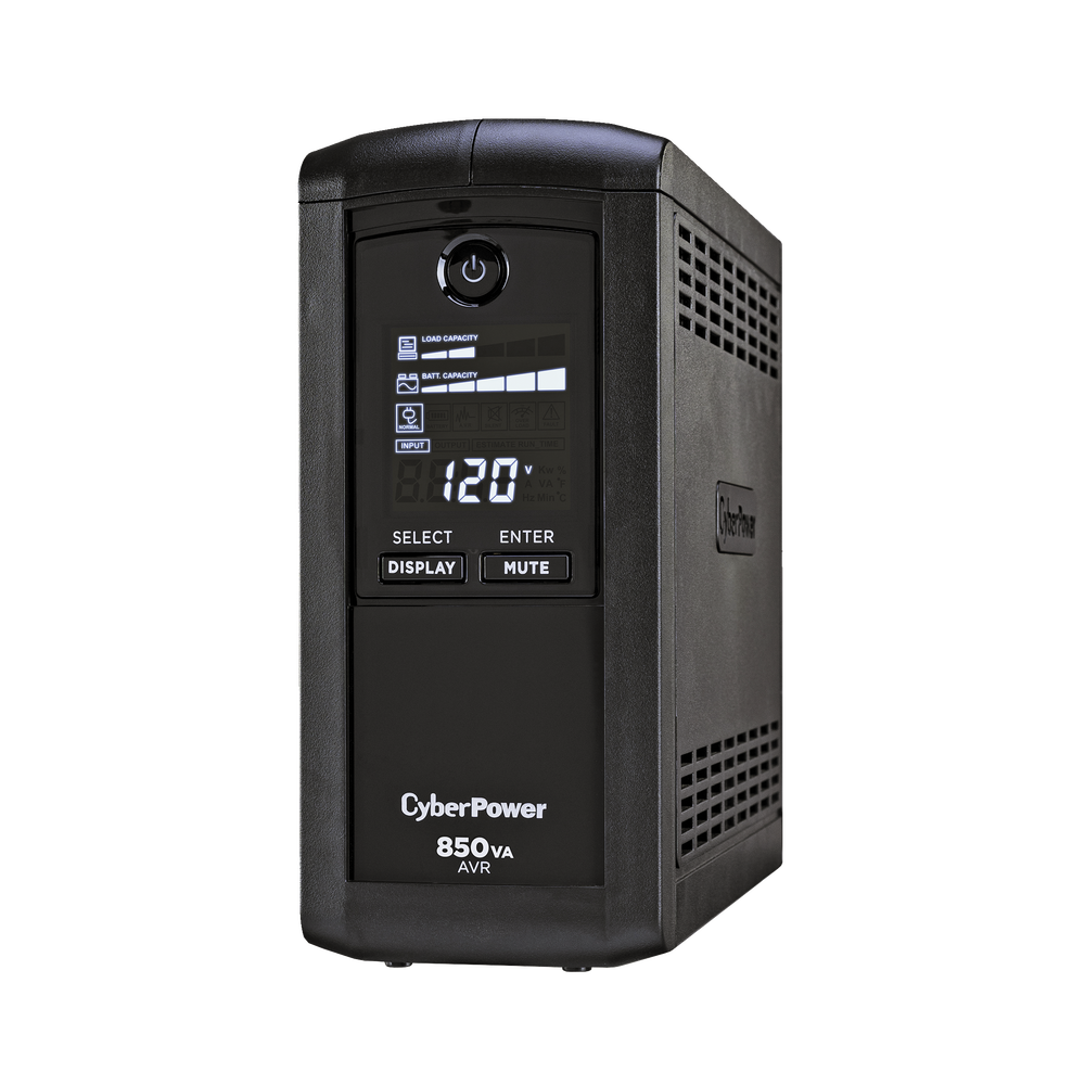 UPS de 850 VA/510 W, Topología Línea Interactiva, Entrada 120 Vca NEMA 5-15P, Tipo Mini Torre, Con 9 Tomas NEMA 5-15R