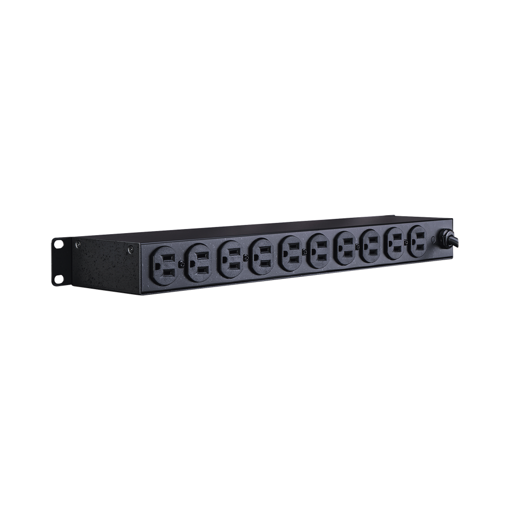 PDU Básico Para Distribución de Energía, Con 10 Tomas NEMA 5-15R Traseras, 1UR, 15 Amp, 120 Vca - Image 4