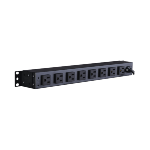 PDU Básico Para Distribución de Energía, Con 8 Tomas NEMA 5-15R Traseras, 1UR, 15 Amp, 120 Vca