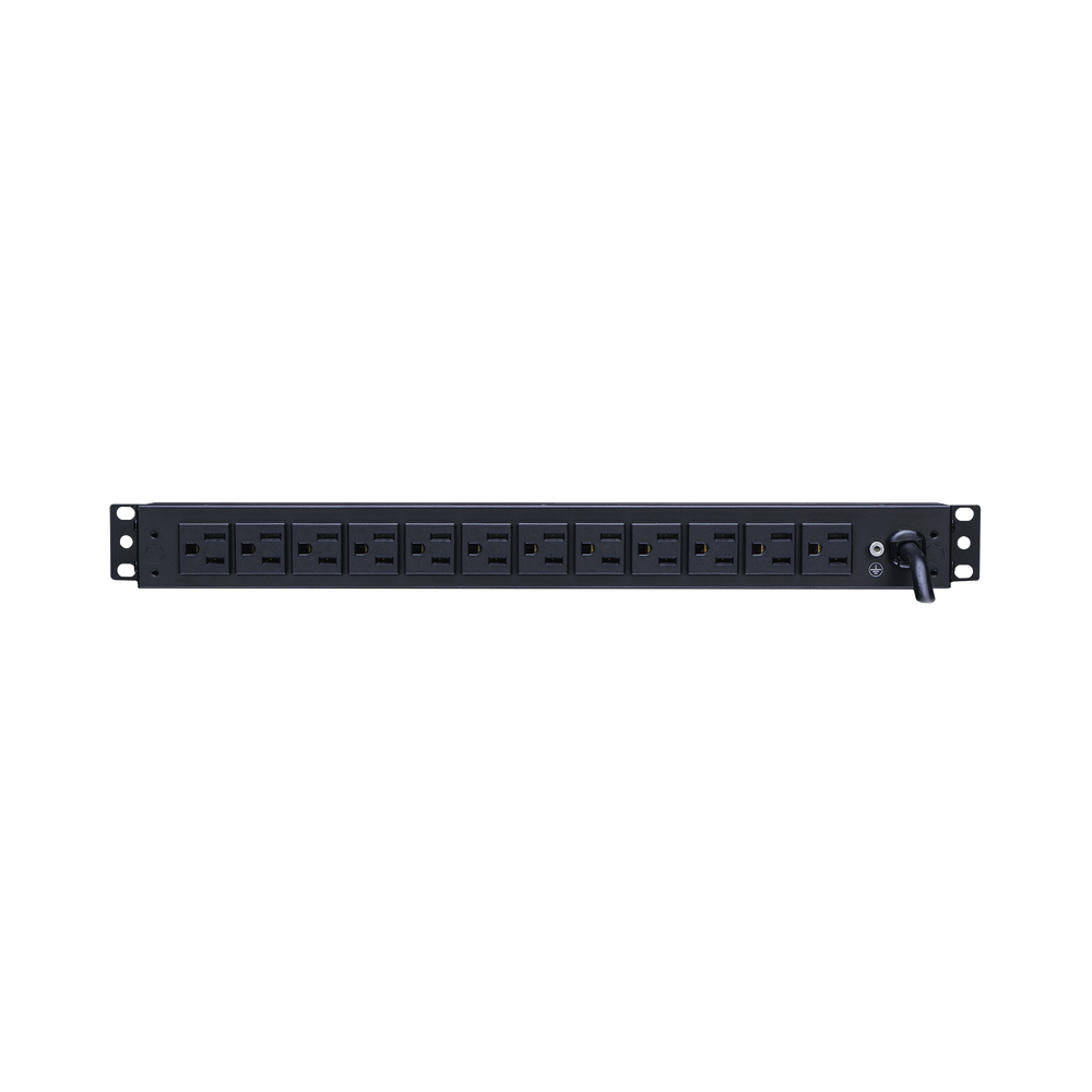 PDU Básico Para Distribución de Energía, Con 12 Tomas NEMA 5-15R Traseras, 1UR, 15 Amp, 120 Vca - Image 8