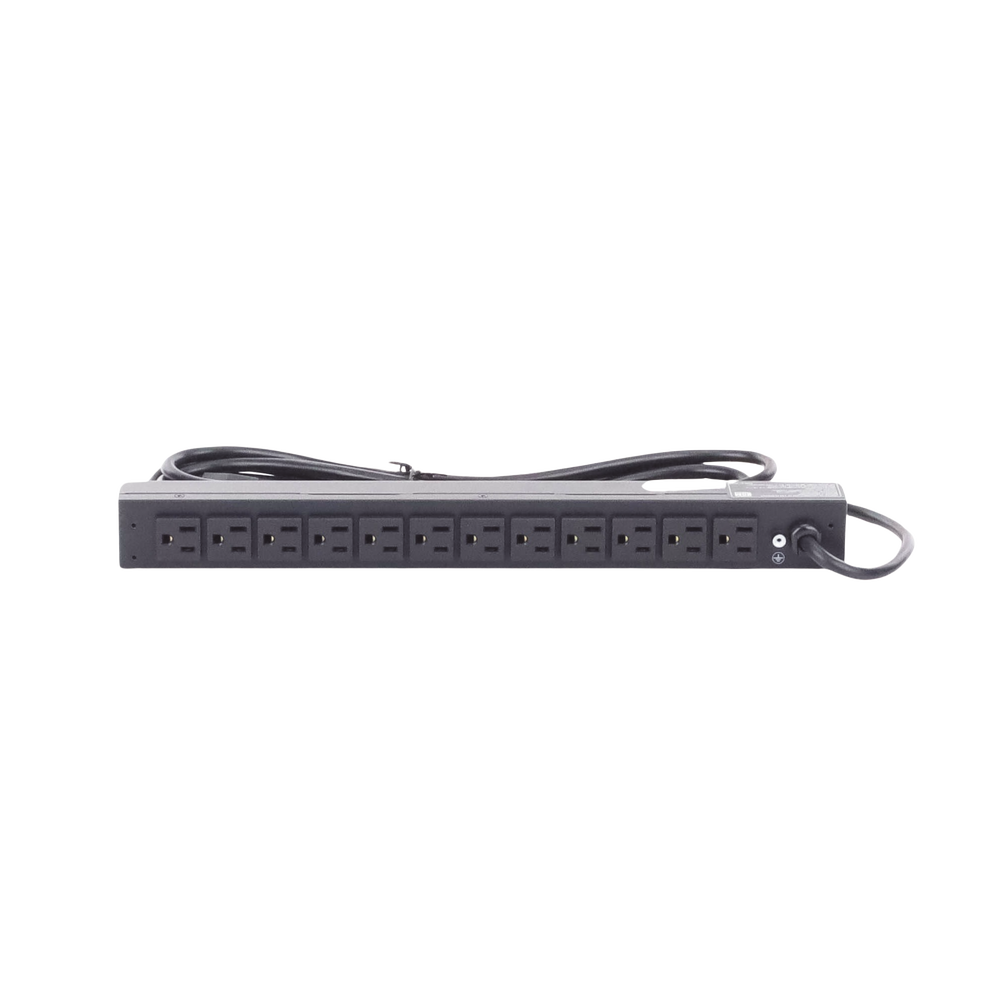 PDU Básico Para Distribución de Energía, Con 12 Tomas NEMA 5-15R Traseras, 1UR, 15 Amp, 120 Vca - Image 4
