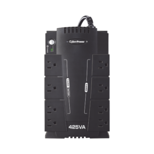 UPS de 425 VA/255 W, Topología Standby, Entrada 120 Vca NEMA 5-15P, Tipo Gabinete Compacto, Con 8 Tomas NEMA 5-15R
