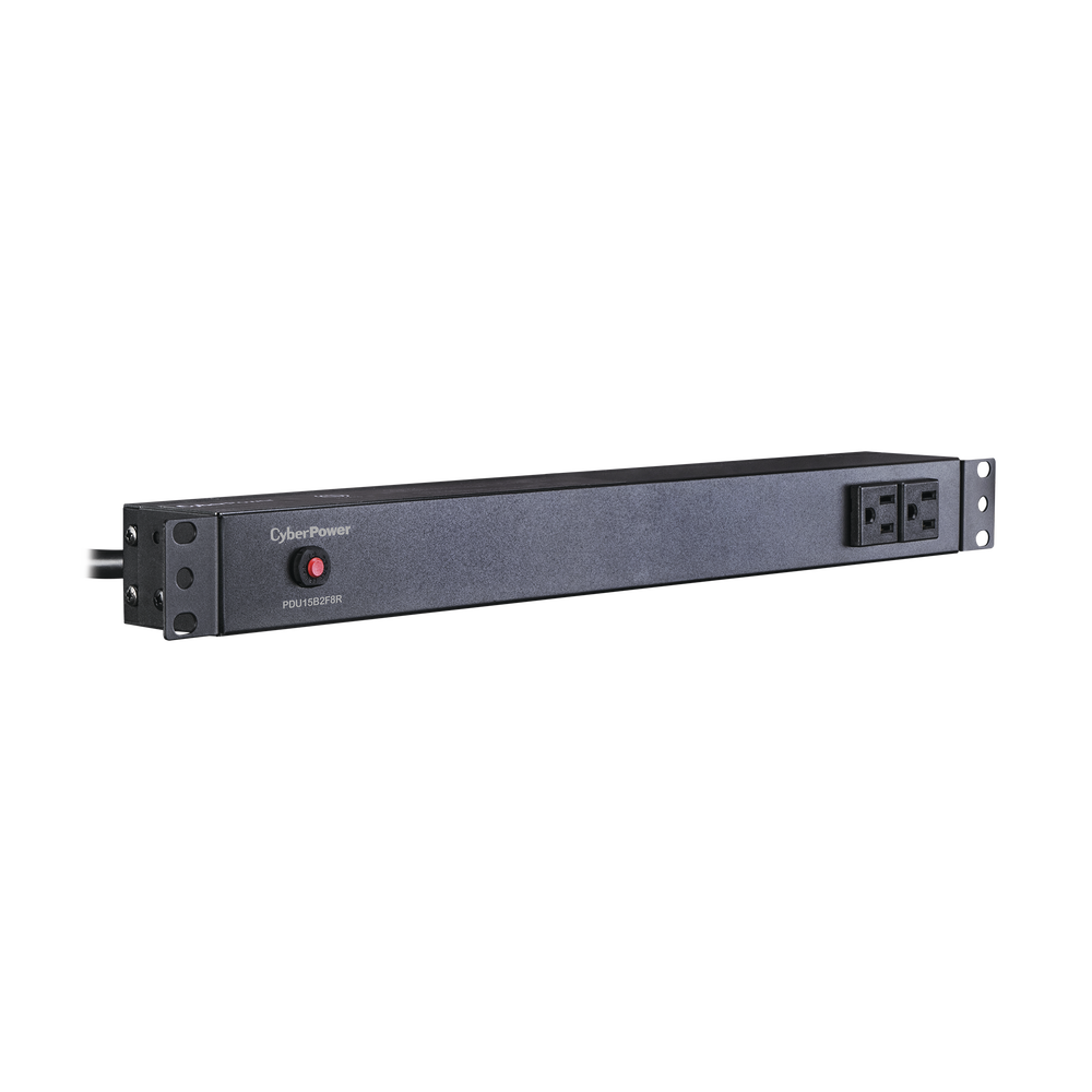PDU Básico Para Distribución de Energía, Con 8 Tomas NEMA 5-15R Traseras y 2 Tomas 5-15R Frontales, 1UR, 15 Amp, 120 Vca - Image 2