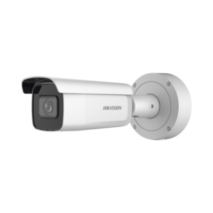 Bala IP 4 Megapixel / Lente Mot. 2.7 a 13.5 mm / 60 mts IR EXIR / Exterior IP67 / IK10 / Anticorrosivo / WDR 120 dB / PoE + / Micro SD / 4 Analíticos: AcuSense, Deteccion Facial, Conteo de Personas por Cruce y Zona