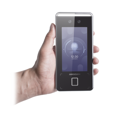 Terminal Min Moe WiFi de Reconocimiento Facial ULTRA RÁPIDO (Exterior IP65) / Hasta 1.5 mts en lectura / Soporta P2P Hik-Connect / 3,000 Usuarios /QR y Videoportero (ambientes de bajo ruido) - Image 2