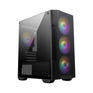 GAB MSI MAG FORGE M100A MATX NEGRO CRISTAL TEM