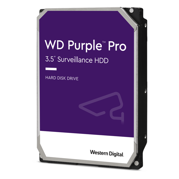 Disco Duro Purple Pro de 10 TB / 7200 RPM / Optimizado para Soluciones de Videovigilancia con Analiticos (Meta Data) / Uso 24-7 / 5 Años de Garantia