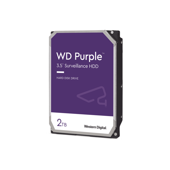 Disco Duro PURPLE de 2TB / 3 AÑOS DE GARANTÍA / Para Videovigilancia