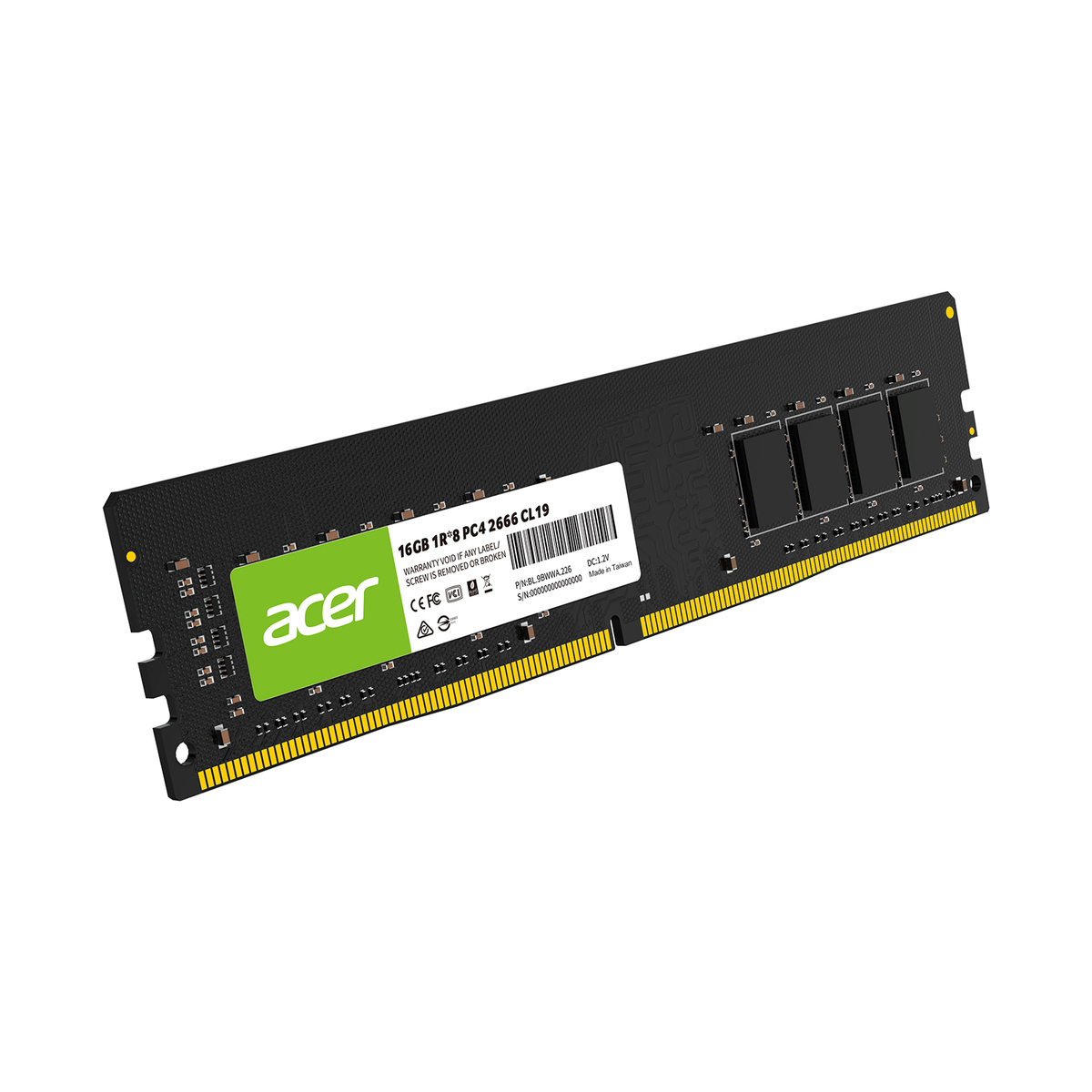 Memoria RAM Acer UD100 Black DDR4, 2666MHz, 16GB, CL19 - Image 2