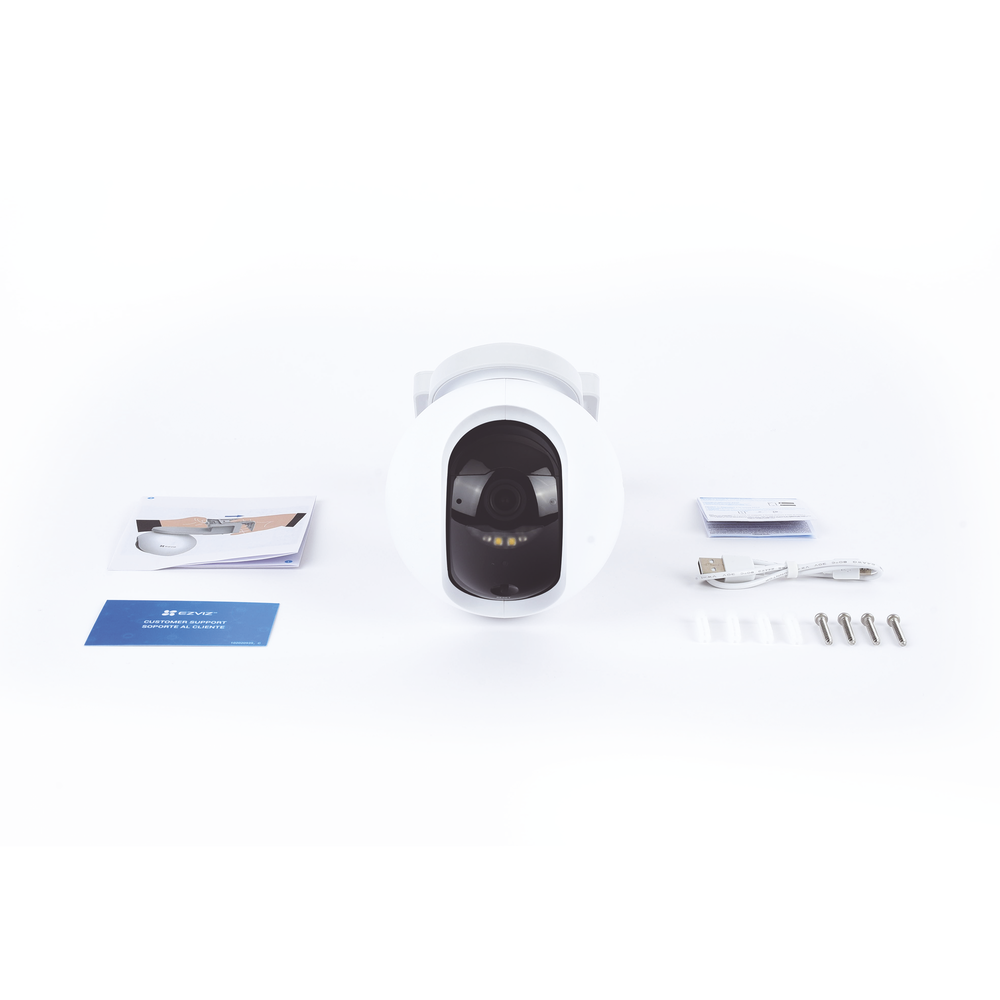 Cámara PT Wi-Fi / 2K Plus (4 MP) / Batería Recargable 10,400 mAh / Cobertura 360° / Visión Nocturna a Color / Audio Bidireccional / Detección Humana Inteligente / Almacenamiento 32 GB eMMC / IP65 - Image 7