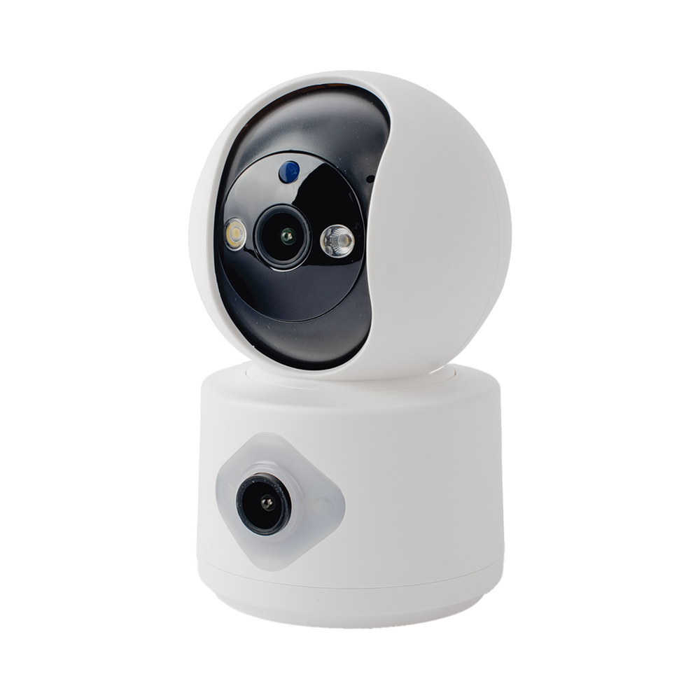 Cámara IP Doble Lente / 3MP / Wi-Fi 2.4 GHz / Autoseguimiento / Detección de Movimiento / Audio Bidireccional / Visión Nocturna 10 m / Lente 4 mm / Almacenamiento microSD hasta 128 GB - Image 2