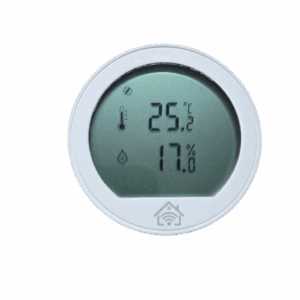 Sensor de Temperatura y Humedad / ZigBee Inalámbrico / Pantalla LCD / Rango -20 °C a 60 °C / Precisión ±0.2 °C / Compatible con HUB ZigBee