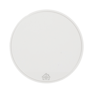 Botón de Pánico y Emergencia Inalámbrico / Comunicación ZigBee 2.4 GHz / Activación con un Solo Toque / Batería CR2032 / Alcance de hasta 130 m / Instalación en Pared