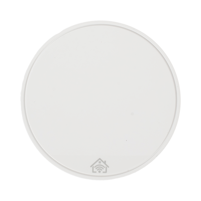 Botón de Pánico y Emergencia Inalámbrico / Comunicación ZigBee 2.4 GHz / Activación con un Solo Toque / Batería CR2032 / Alcance de hasta 130 m / Instalación en Pared