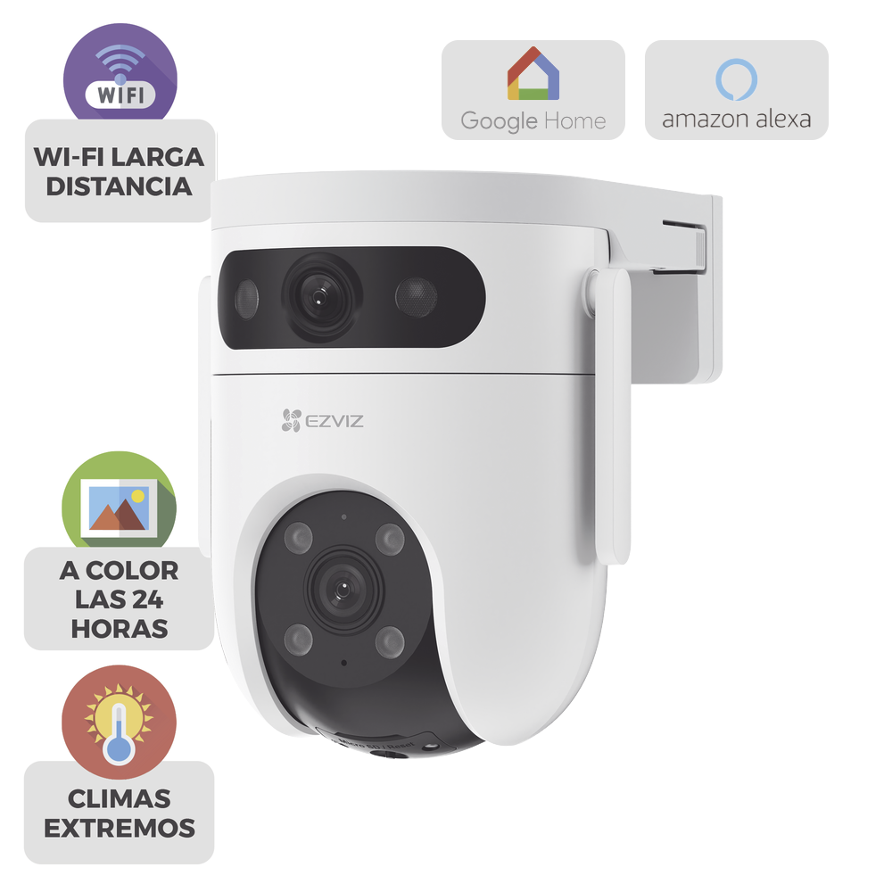 Cámara Dual Pan‑Tilt EZVIZ / H9C‑10MP / 3K / IA / 360° - Image 5