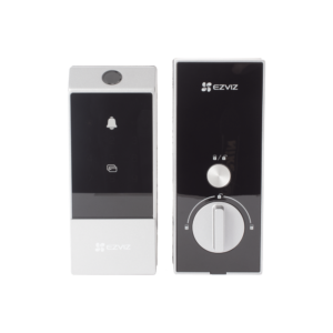 Cerradura Inteligente EZVIZ CS-DL04/PRO / Wi-Fi / Huella Dactilar / Contraseña / Tarjeta RFID / App Remota / Llave Mecánica / Alarma Antimanipulación / IP55