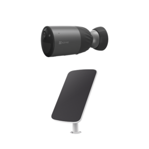 Kit EZVIZ CS‑BC1C/K: Cámara Recargable Wi‑Fi con Panel Solar y Memoria 32 GB