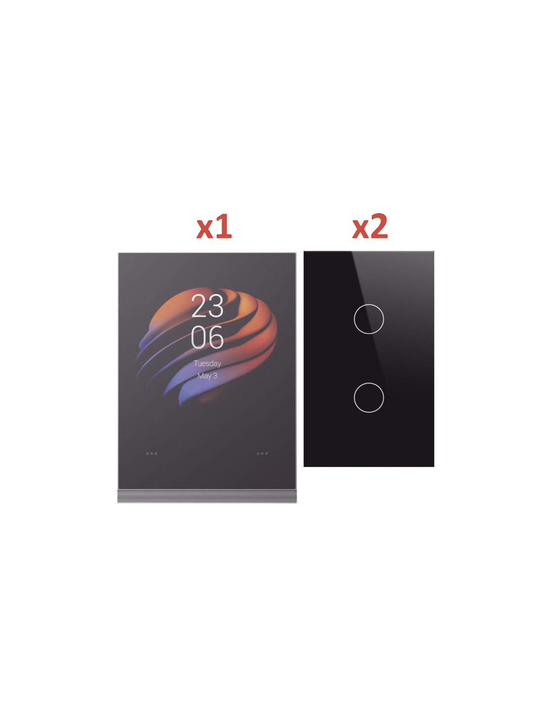 Kit ZigBee 3 Apagadores Inteligentes / Pantalla Touch Control