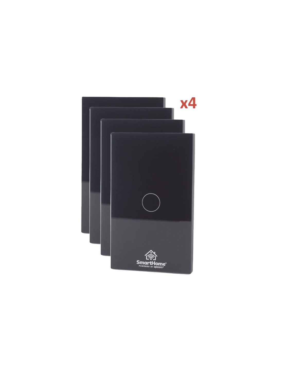 Kit SH411W4K / 4 Interruptores Wi‑Fi / 100‑240 V / Alexa & Google