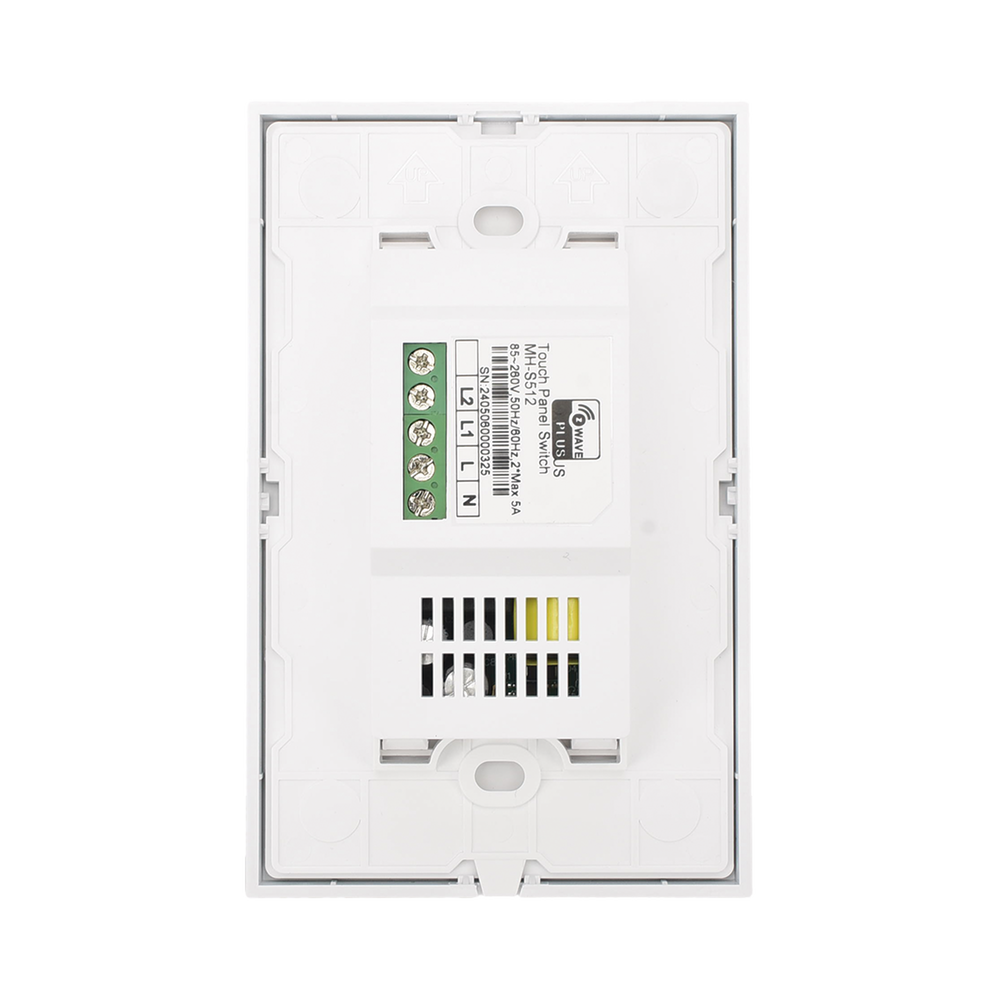 Interruptor Z‑Wave MHS512SL / Panel Plateado / 2 Botones / 100‑240 V - Image 2