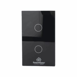 Apagador Inteligente ZigBee / Control de 2 Regresos / Panel de Vidrio Templado / Potencia 800 W por Regreso / Voltaje 100–250 V / Requiere HUB ZigBee