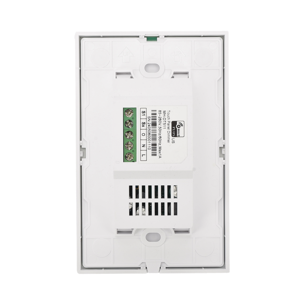 Interruptor Z-Wave Plus MHDT511 / Panel Táctil / 2 Botones / Atenuador LED / 85–260 V - Image 2