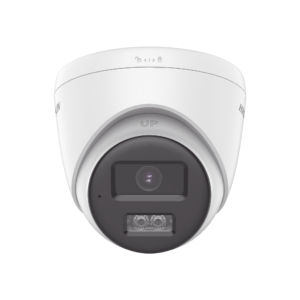 Cámara Turret TURBOHD Hikvision DS-2CE78K0T-LTS / 5 Megapixel 3K / ColorVu / Audio Bidireccional / Lente 2.8 mm / Dual Light 40 mts IR EXIR y Luz Blanca / Micrófono y Bocina Integrados / IP67