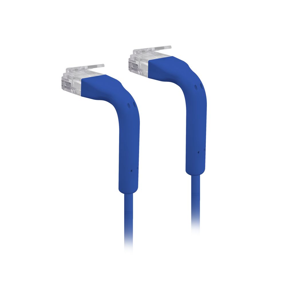 Cable Patch UniFi Cat6 Ultradelgado con Botas Flexibles RJ45 / Color Blanco / 0.1 m / Diámetro 3 mm / GbE / Certificado TIA-568-B.2 / Conectores Doblables 90° / Compatible con Equipos UniFi - Image 3