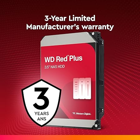 Disco Duro Interno Western Digital WD Red Plus WD60EFPX / 6 TB / NAS / 3.5" / SATA 6 Gb/s / 5400 RPM / 256 MB Caché / CMR / Hasta 8 Bahías / Garantía 3 Años - Image 4
