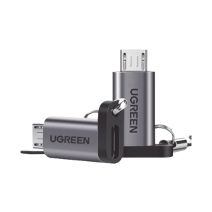 Adaptador USB-C 3.1 a Micro USB / Carga Rápida FPC y QC2.0 / Transferencia de Datos 480Mbps / Caja de Aluminio / Incluye Cordón / Protección Múltiple
