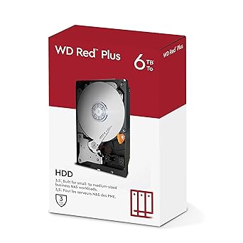 Disco Duro Interno Western Digital WD Red Plus WD60EFPX / 6 TB / NAS / 3.5" / SATA 6 Gb/s / 5400 RPM / 256 MB Caché / CMR / Hasta 8 Bahías / Garantía 3 Años - Image 2