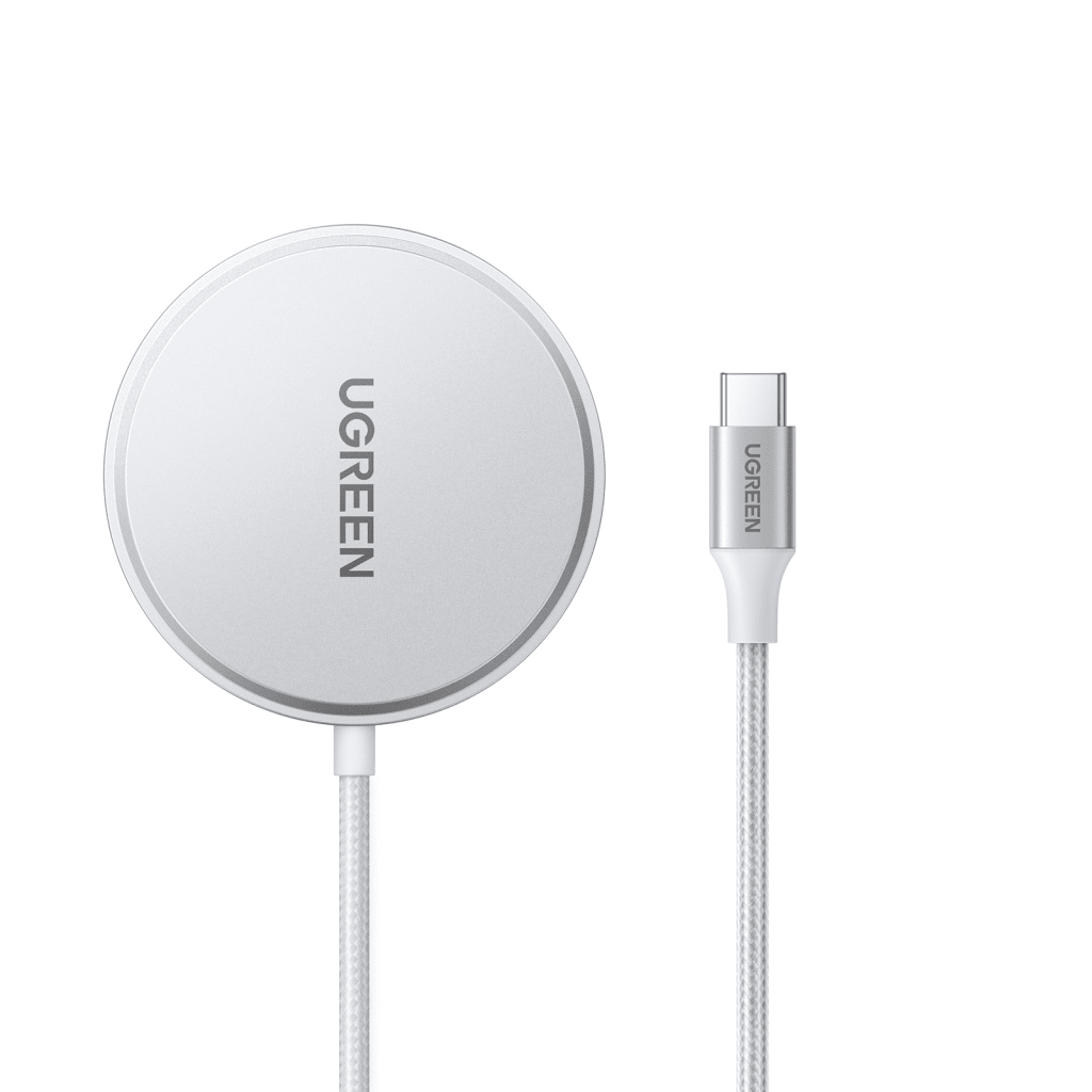 Cargador Inalámbrico Magnético 15W / Protocolo Qi 2 / USB-C 9V 2.2A / Eficiencia 83% / Protección Multinivel / Material PC+ABS+Aleación Aluminio / Cable 1.5m - Image 2