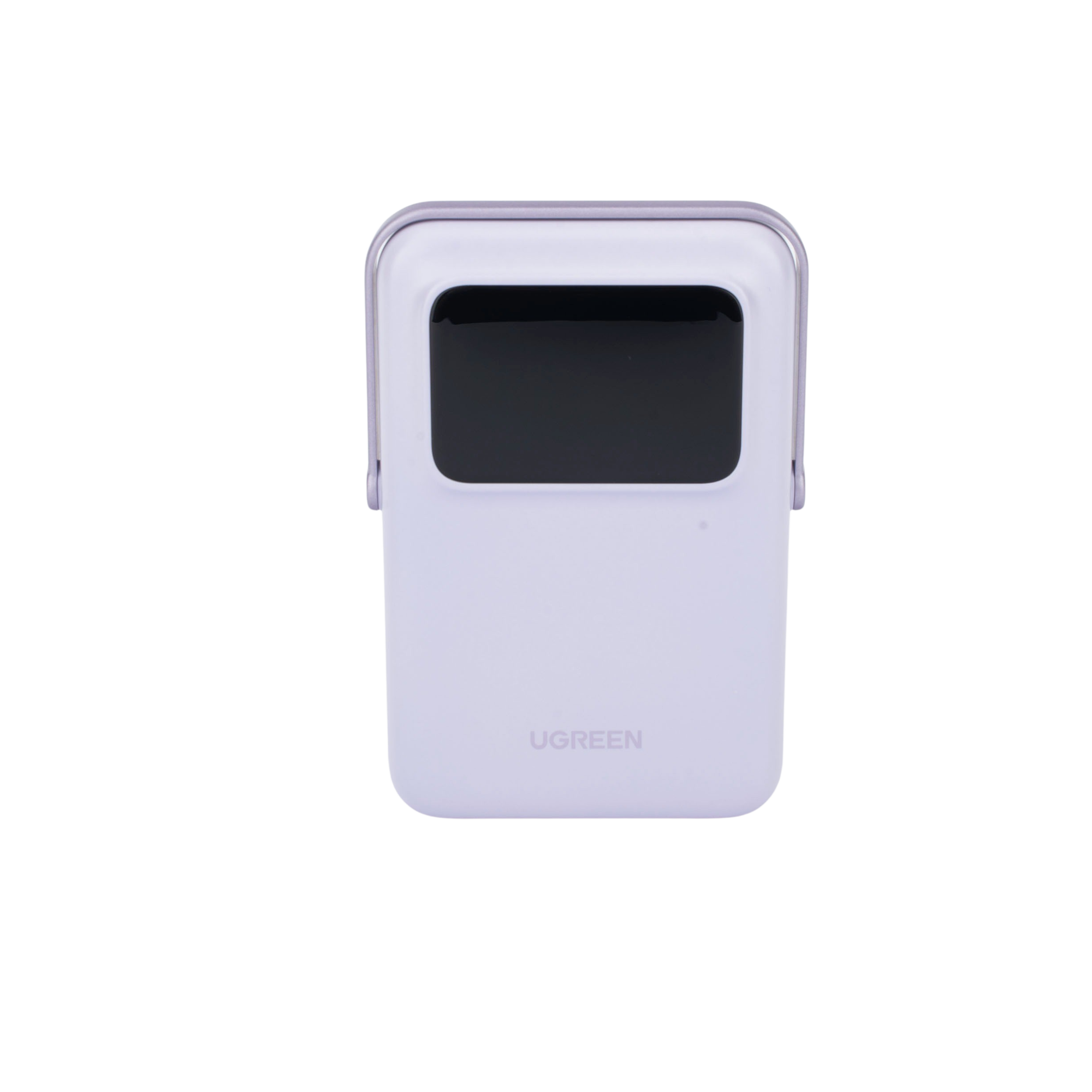 Power Bank Serie UNO Inalambrico / 10000mAh | 7.5W/20W / Con Emojis de Estado / Carga Rápida USB-C Bidireccional / Pantalla TFT Inteligente / Con Holder / Color Purple. - Image 2
