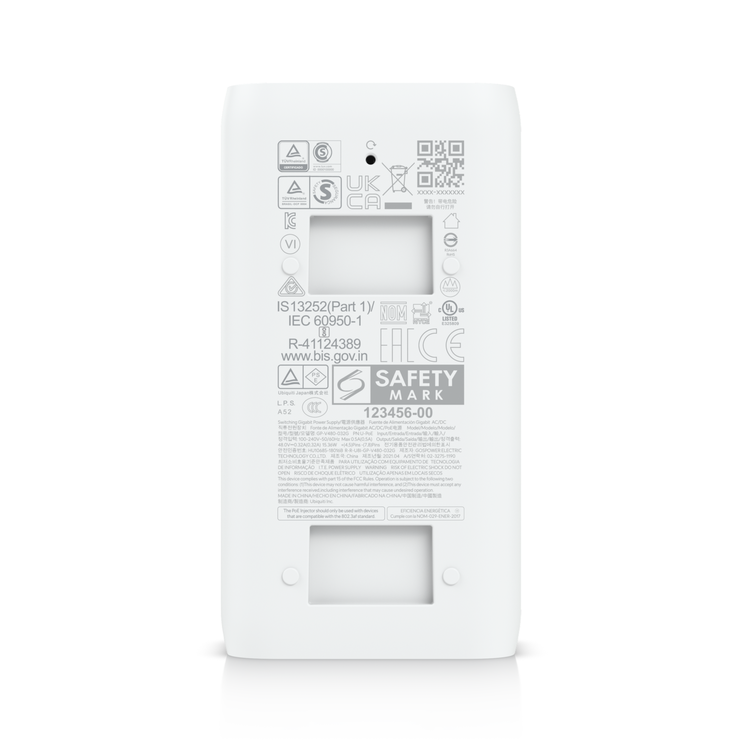 Inyector PoE Ubiquiti UniFi U-POE / 48V DC / 15W / Puerto Gigabit / 802.3af / Protección contra Sobretensiones / Cable AC Incluido / Compatible con Dispositivos UniFi - Image 5