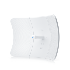 Cliente LTU® Extreme-Range de 5 GHz (5150–5950 MHz) con Antena Integrada de 29 dBi / 900+ Mbps / Alcance 35+ km / GPS Integrado / IPX6 / Montaje en Poste