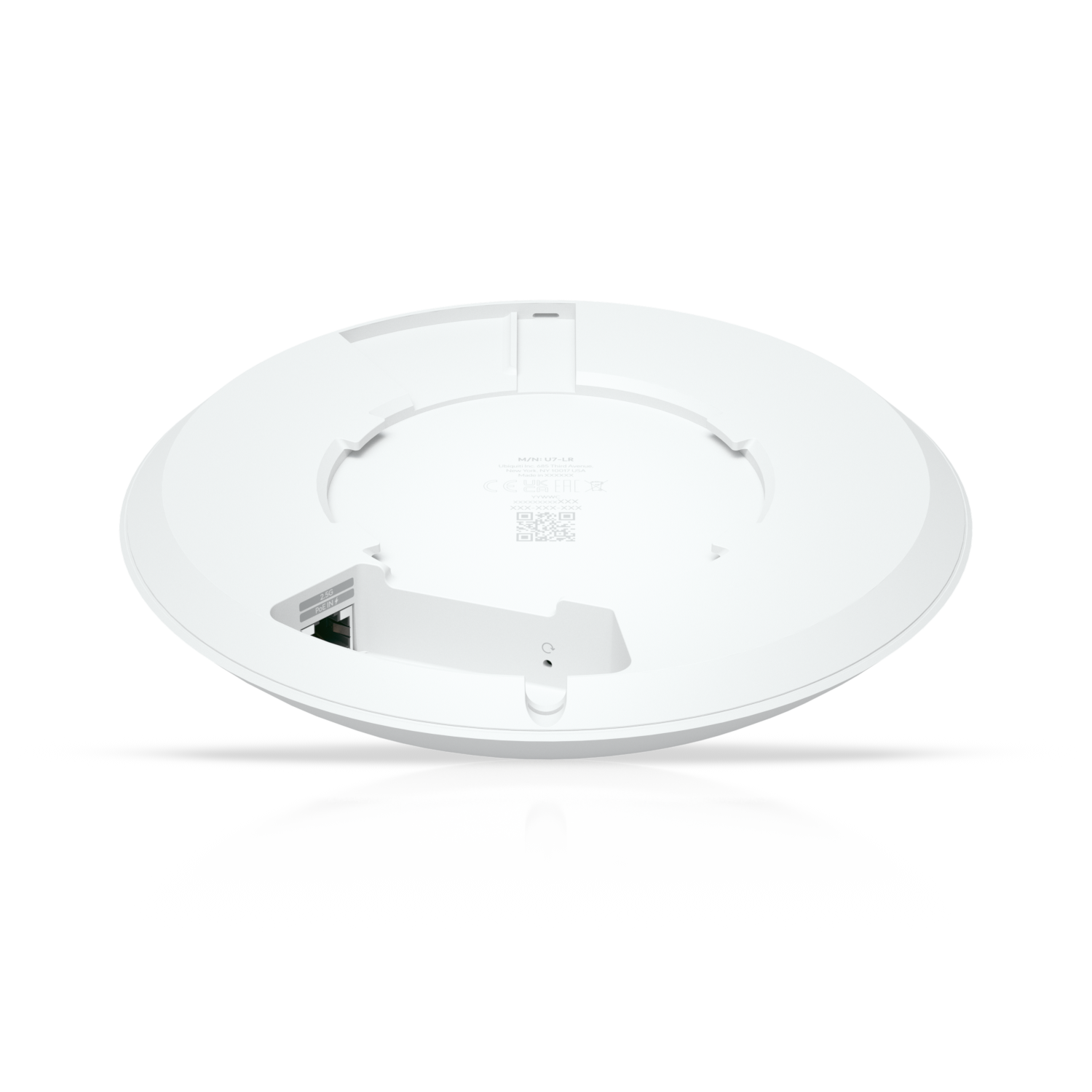 Access Point Ubiquiti UniFi U7-LR Long-Range / Wi-Fi 7 / Dual Band 2.4 GHz + 5 GHz / 5 Streams Espaciales / Hasta 4.3 Gbps / Cobertura 160 m² / 300+ Clientes / PoE / Montaje Techo o Pared / Interior - Image 4