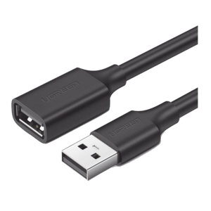 Cable Extensor USB 2.0 A a A 1 Metro / Macho-Hembra / Núcleo de Cobre Estañado 28/22 AWG / Blindaje Múltiple / Ultra Durabilidad / Compatible con Teclado, Mouse e Impresoras
