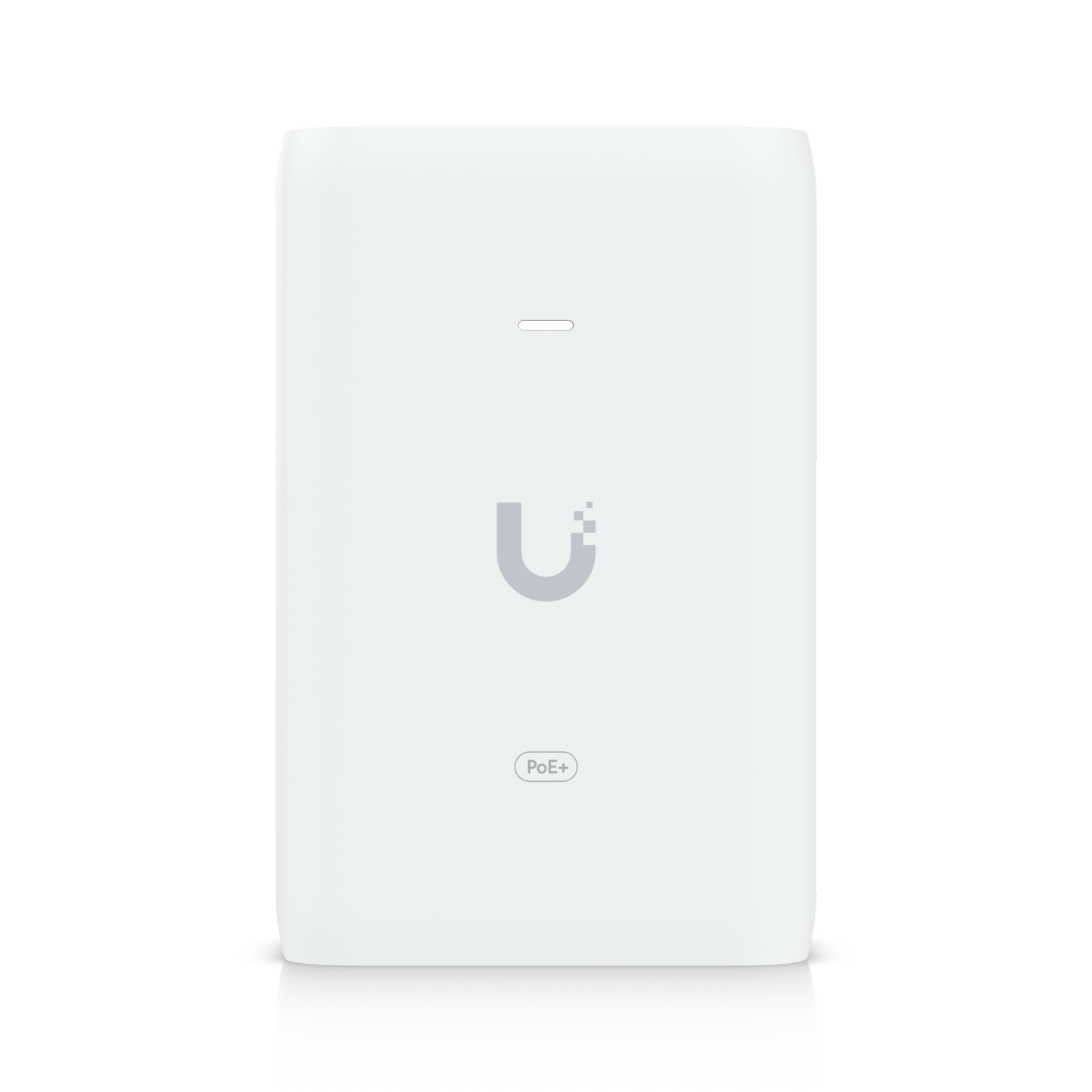 Inyector PoE+ Ubiquiti UniFi U-POE+ / 48V DC / 30W / Puerto Gigabit / 802.3at / Protección contra Sobretensiones / Cable AC Incluido / Compatible con Dispositivos UniFi