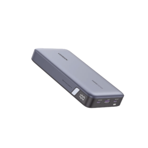 Power Bank 25000mAh 145W Máx. / 2 USB-C y USB-A / PD 3.0 y QC 3.0 / Pantalla Inteligente / Carga para Laptop / Carcasa Ignífuga / Incluye Cable USB 50cm