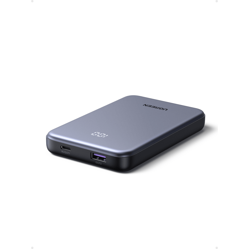 Banco de Energía Portátil 10000mAh / 20W Máximo / Puerto USB-C PD3.0 PPS / Puerto USB-A 22.5W / Batería Polímero de Litio / Pantalla Digital / Carga Rápida 3 Horas / Protocolos Múltiples / Protección - Image 3