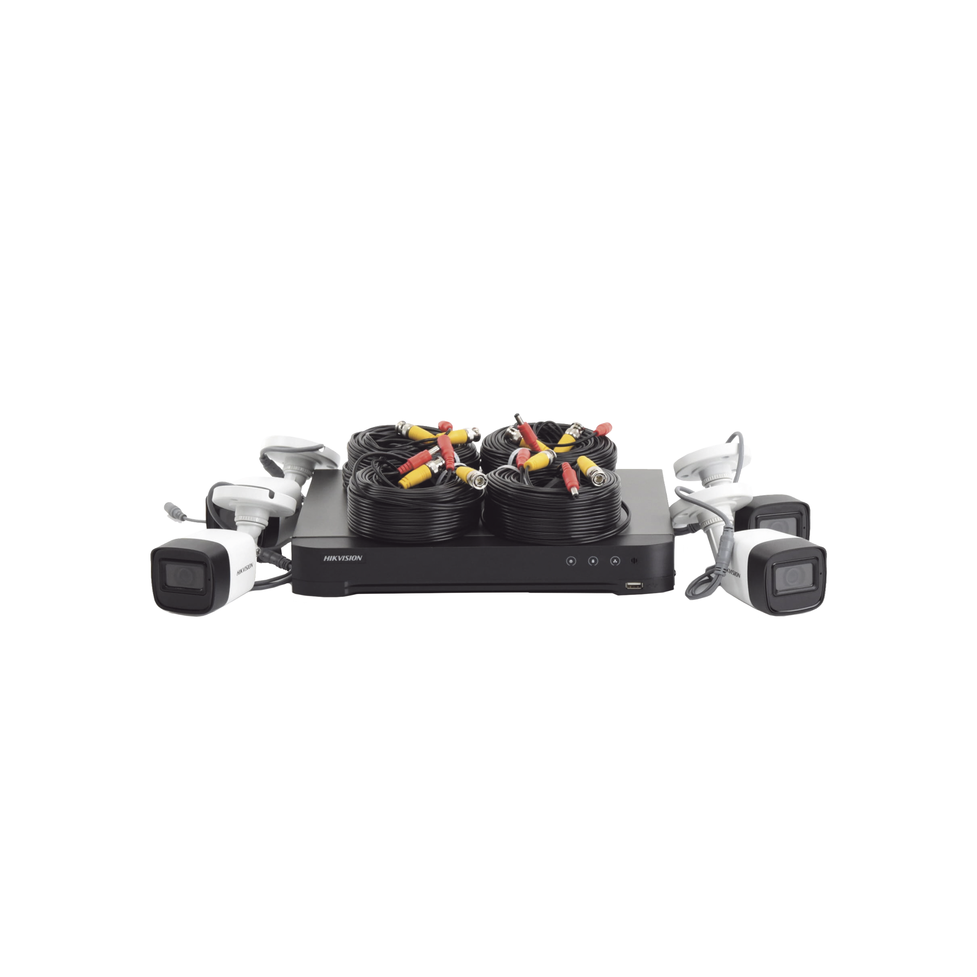 Kit CCTV Hikvision HIK5MPSLQ-KIT(B) / TurboHD 5 MP / DVR 4 Canales / 4 Cámaras Bala con Micrófono / Exterior IP67 / Lente 2.8 mm / Accesorios Incluidos - Image 2