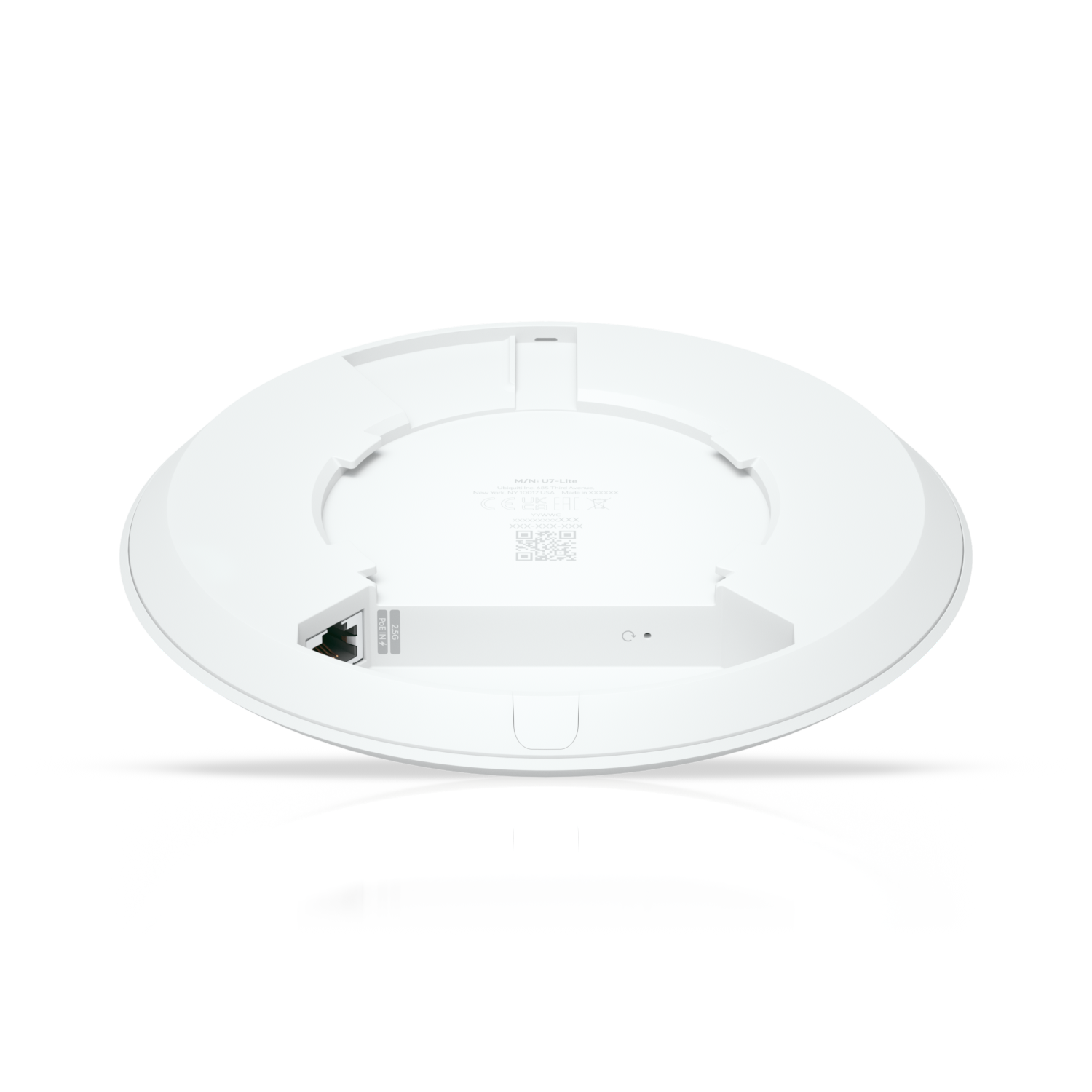 Access Point Ubiquiti UniFi U7-Lite / Wi-Fi 7 / Dual Band 2.4 GHz + 5 GHz / 4 Streams Espaciales / Hasta 4.3 Gbps / Cobertura 115 m² / 200+ Clientes / Puerto 2.5 GbE / PoE / Montaje Techo o Pared - Image 5