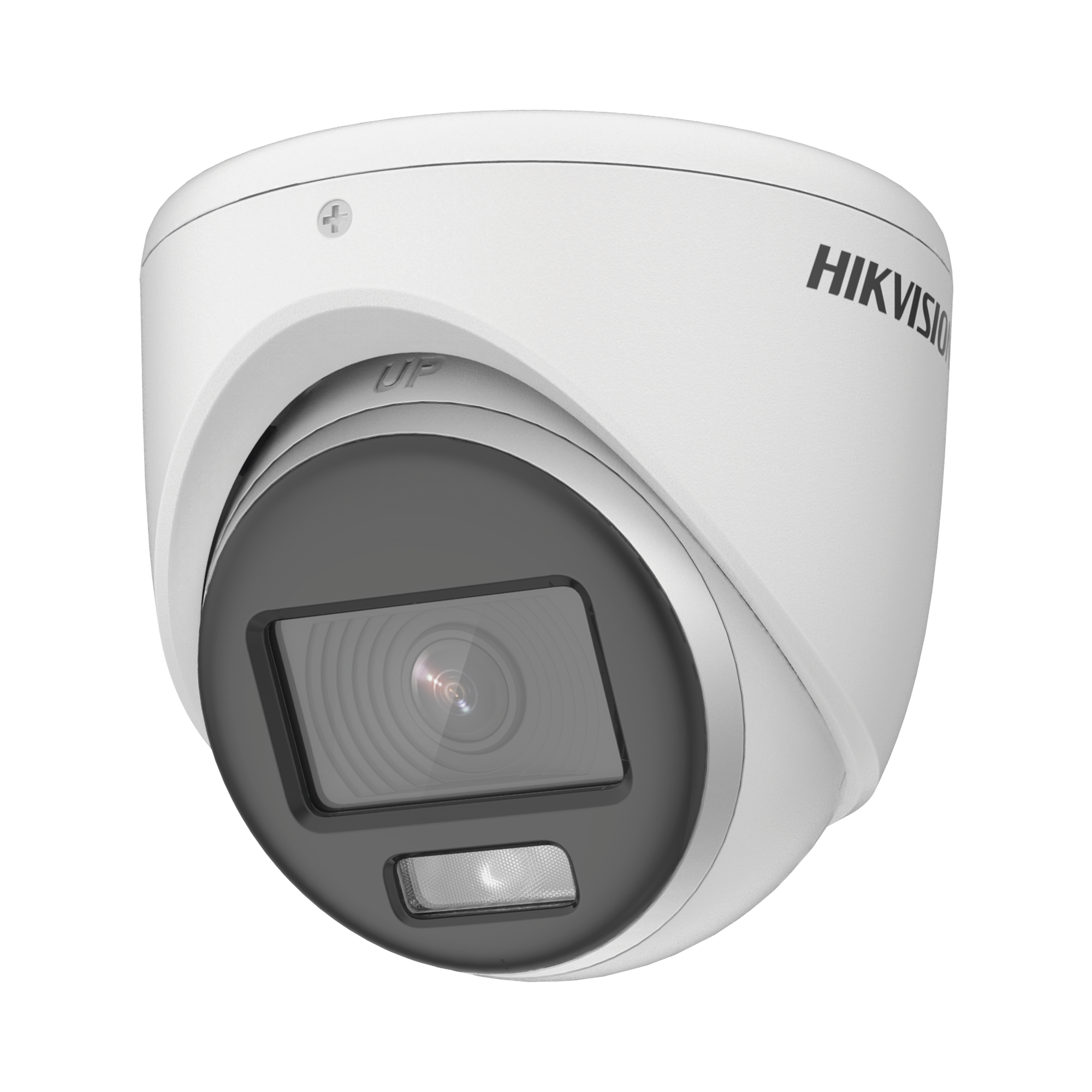 Cámara Turret TURBOHD Hikvision DS-2CE70DF0T-MF / 2 MP 1080p / ColorVu 24/7 / Lente 2.8 mm / Luz Blanca 20 m / IP67 / Metal